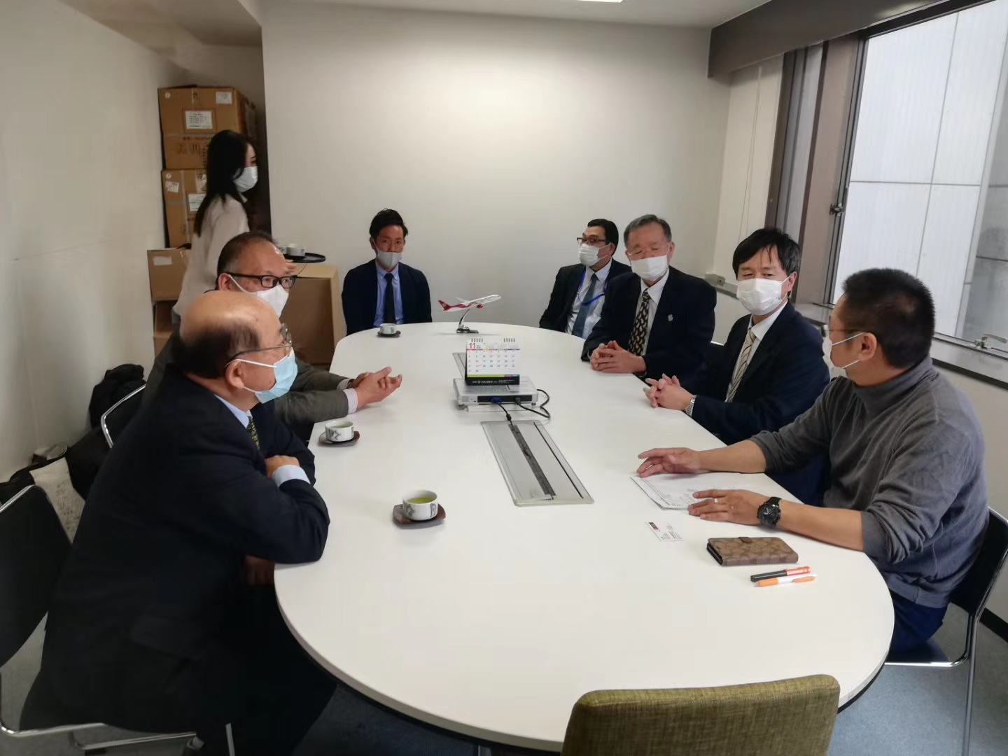 为推进国内外観光再开,鸟取県観光局一行访问中国驻大阪总领事馆、中国银行大阪支行、吉祥航空大阪支社、大阪观光局、中日新報-图片5