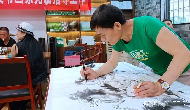 贵州知名书画家携手太升茶市，共同打造“中国风画廊”