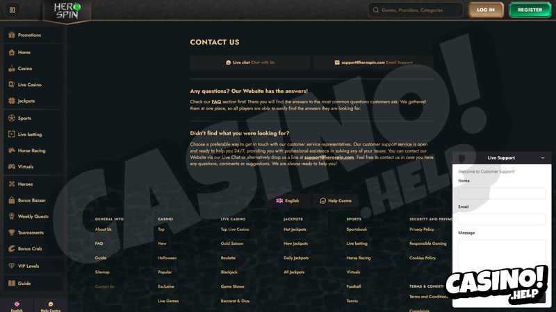 Herospin Gambling enterprise DE: step three 100 Incentive, 250 FS sofort holen!-图片2